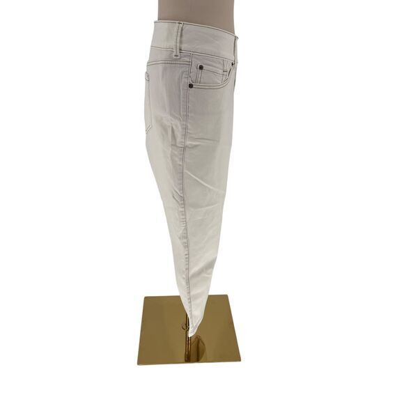 Torrid Crop Jegging Jean 20 2X White Cream Super Soft High Rise Skinny Stretch - Picture 9 of 16